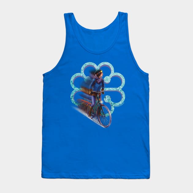 montreal winter bicyling Tank Top by Paskalamak